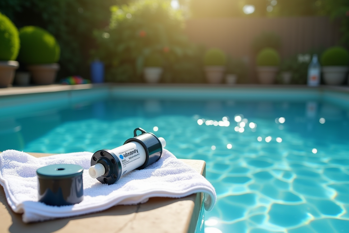Piscine au bord d